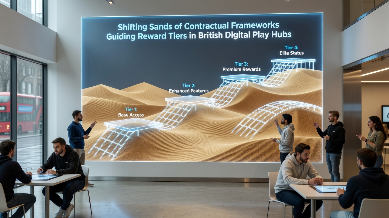 Digital contract review and reward tier dashboard used by British gaming platform administrators